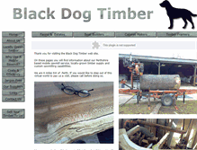 Tablet Screenshot of blackdogtimber.co.uk